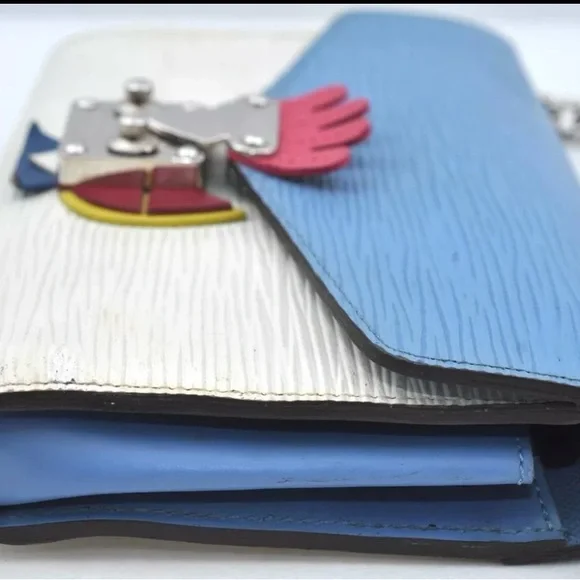 Louis Vuitton Tribal Mask Shoulder Bag Epi leather Cross Body Bag White M60795 - Picture 2 of 16